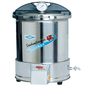 上海三申手提式不銹鋼壓力蒸汽滅菌器（定時數(shù)控）YX280/15（F）
