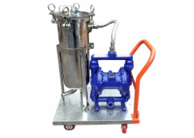 過(guò)濾機(jī)氣動(dòng)隔膜泵小推車(chē)